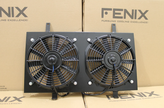 FENIX Nissan S14/S15 Silvia 200sx Fan Shroud & Fans - Black