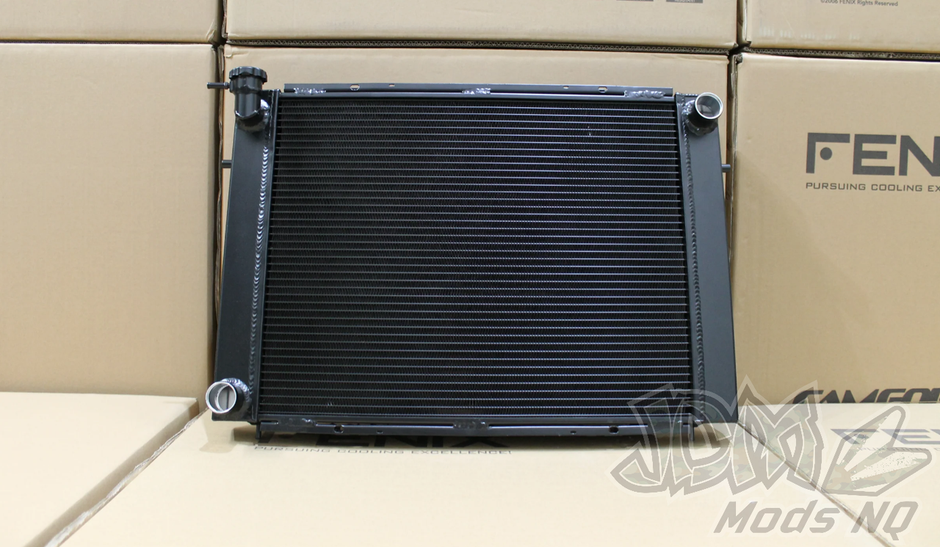 Holden VN-VP-VR-VS V8 Full Alloy Performance Manual Radiator, Custom Shroud & Spal 16
