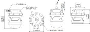 Turbosmart GenV Pro Port Universal BOV Blow Off Valve With Sensor Cap Black