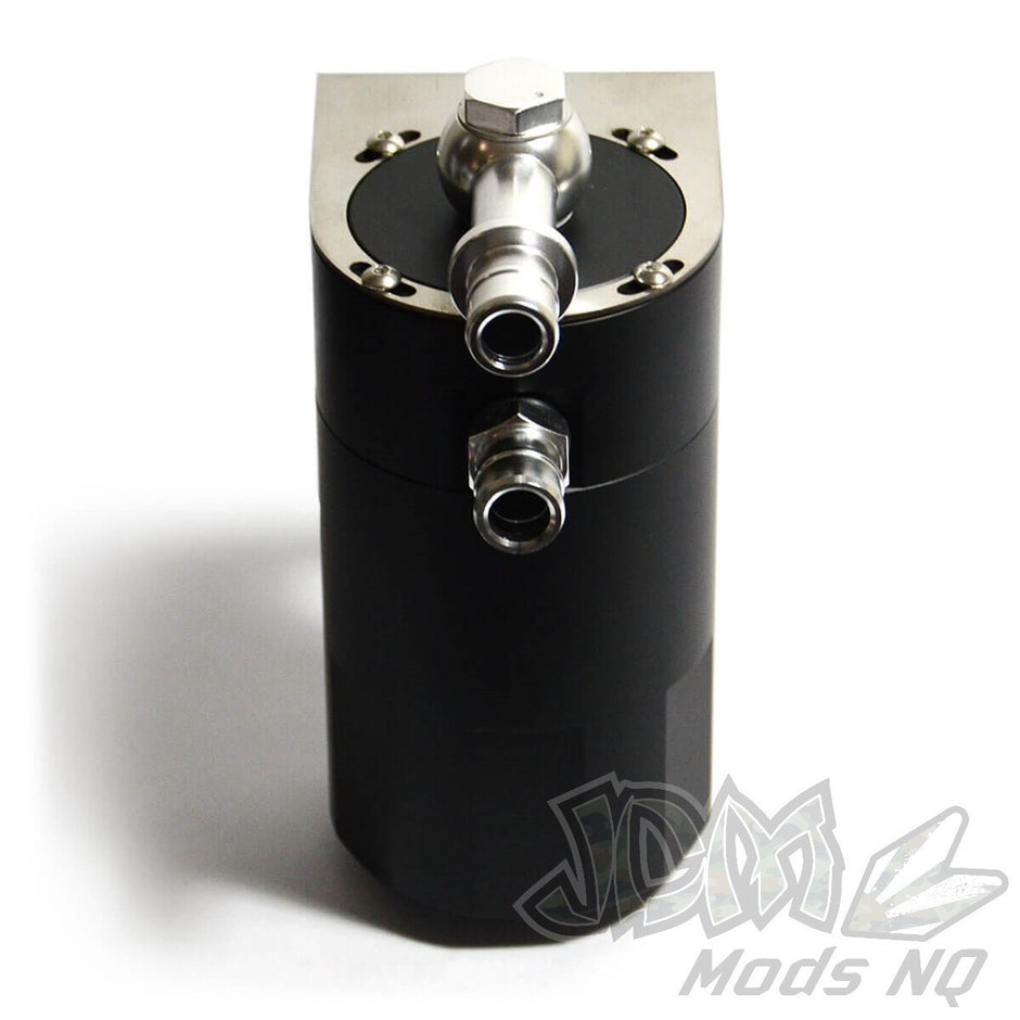SAAS Oil Catch Tank 4x4 Baffled Black Billet 500ml