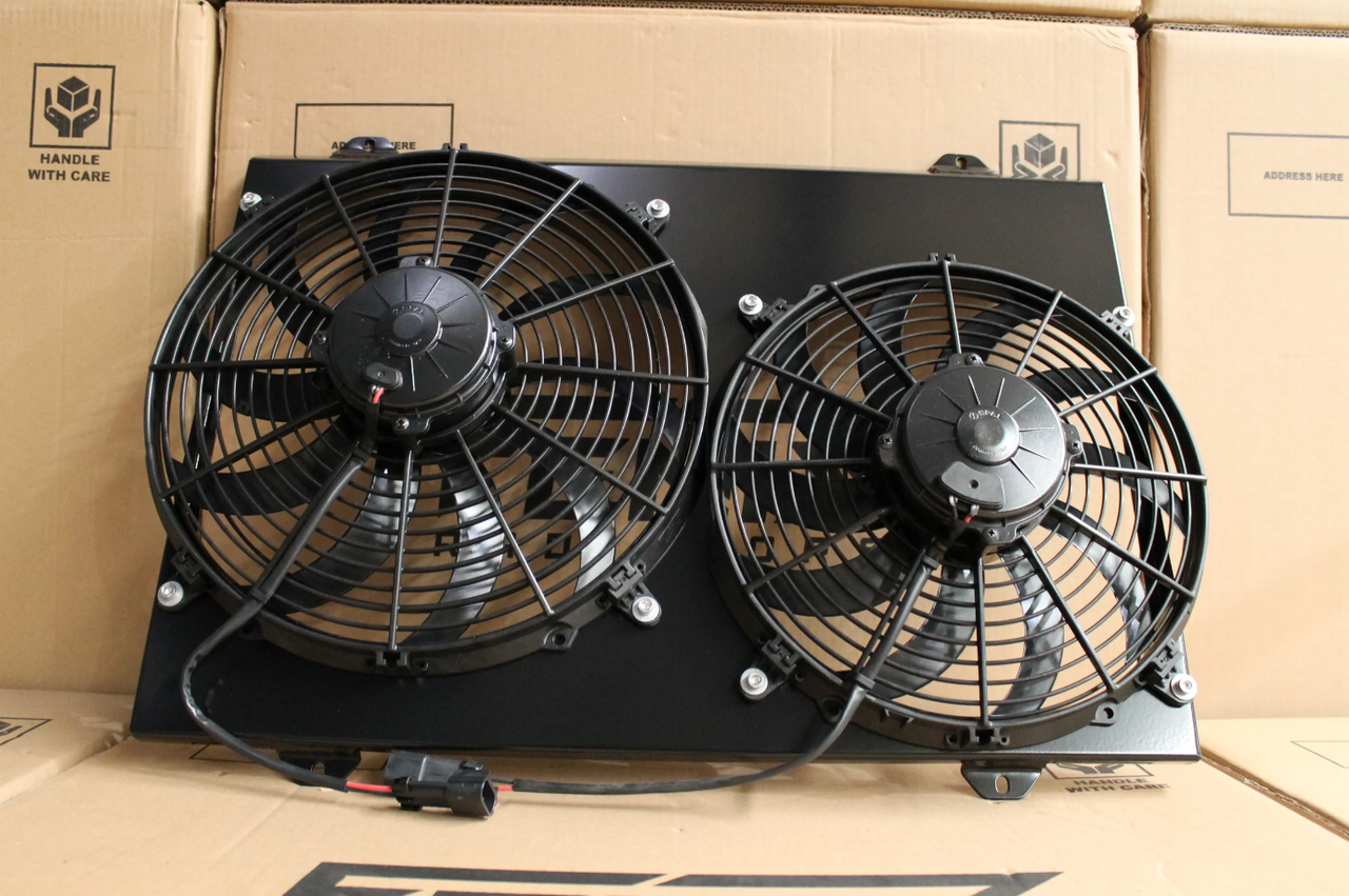 Ford XC-XD-XE Falcon Custom Built Shroud & Twin Spal Fans