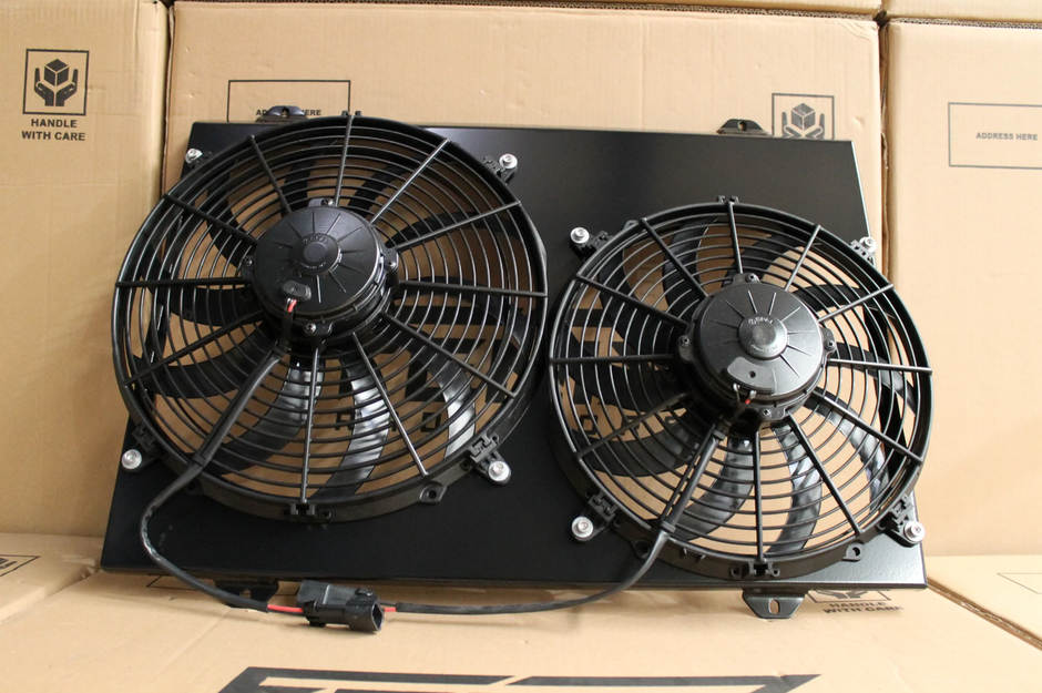Ford XC-XD-XE Falcon Custom Built Shroud & Twin Spal Fans