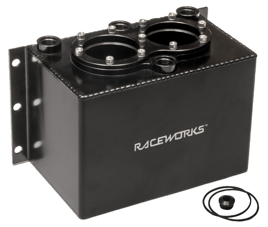 Raceworks Surge Tank Kit Black Suit Twin 044 - 3L