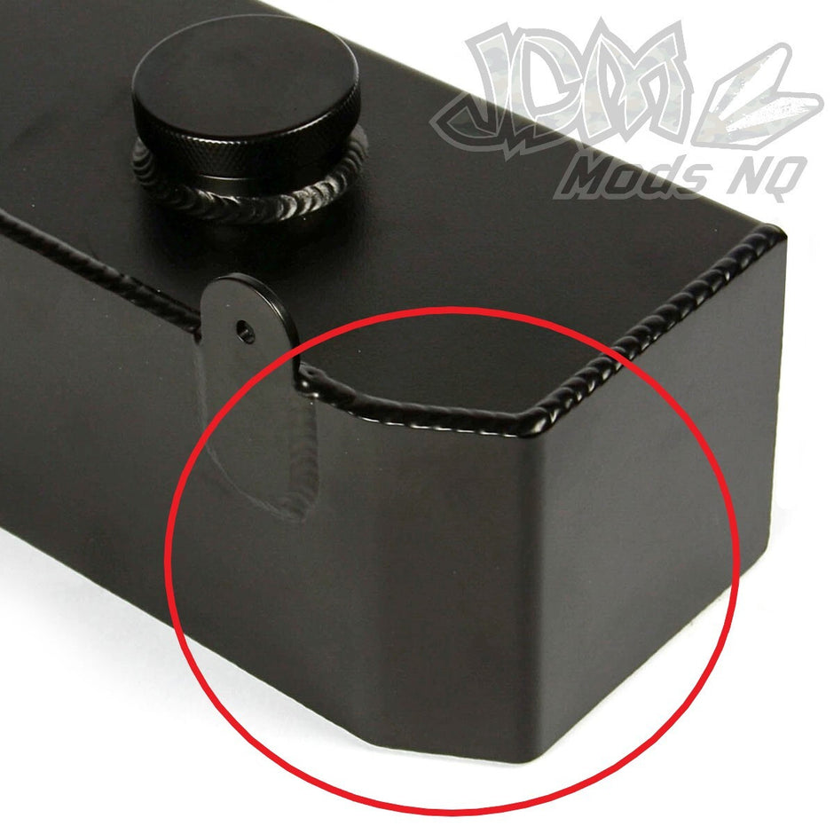 SAAS Windscreen Washer Bottle Black Alloy HK HT HG LC LJ Universal