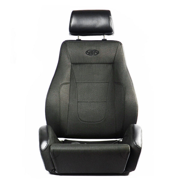 SAAS 4x4 Sports Seat Black Cloth / PU ADR Compliant