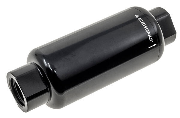 Raceworks AN-10 Billet 140mm Fuel Filter Housing NO FILTER ELEMENT