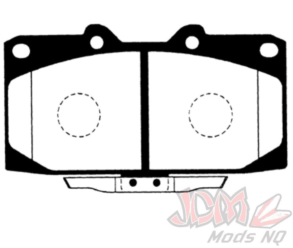 Project-MU HyperCarbon F236 HC-EP Front Brake Pads for Subaru WRX/FXT & Nissan Skyline/200SX