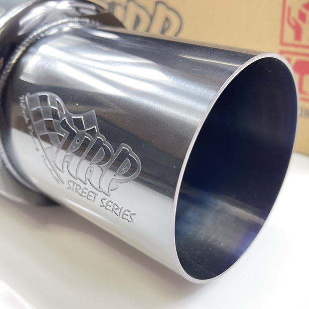 HRP Cannon Muffler (Titanium Finish) 2.5" Inlet, 3.5" Tip