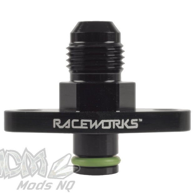 Raceworks OEM Fuel Rail FPR Adaptor AN-6 For Subaru/Nissan/Mazda