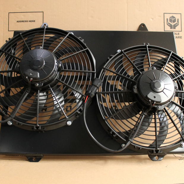 FENIX Holden VL Commodore RB30 Custom Built Shroud & Twin 12" Spal Fans
