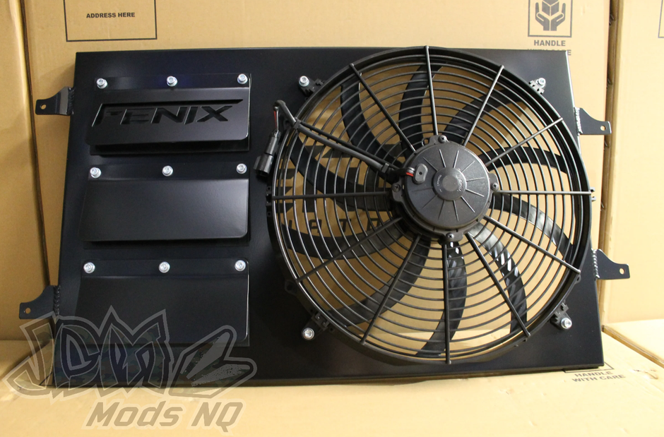 Custom Shroud & 16" 3000CFM Spal Fan for All Holden VZ V8 Engines