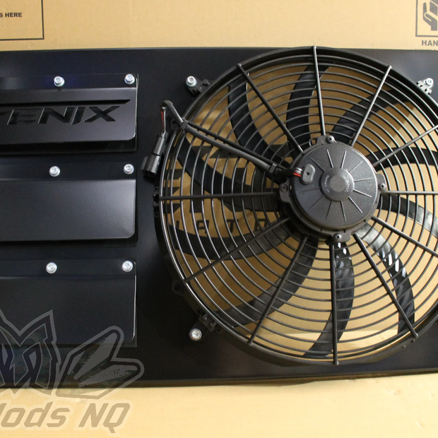 Custom Shroud & 16" 3000CFM Spal Fan for All Holden VZ V8 Engines