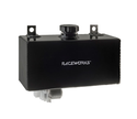 Raceworks Aluminium Horizontal Washer Bottle With Pump Black ALY-127BK