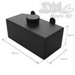 SAAS Windscreen Washer Bottle Black Alloy HK HT HG LC LJ Universal