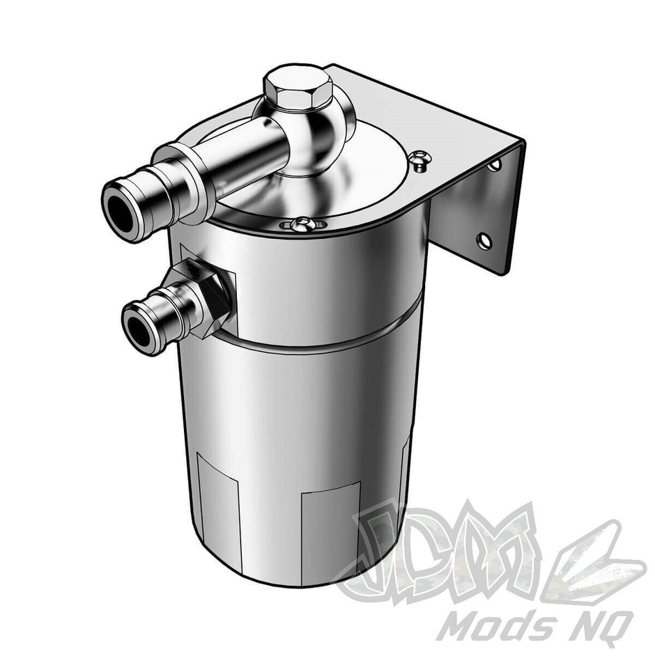 SAAS Oil Catch Tank 4x4 Baffled Polished Billet 500ml