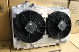 Full Alloy Performance Radiator & Fan Shroud Kit For Toyota Soarer JZZ30R JZZ31R