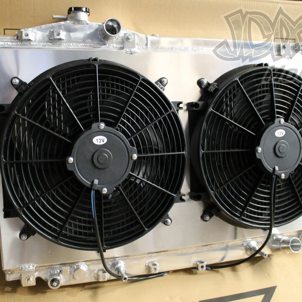 Full Alloy Performance Radiator & Fan Shroud Kit For Toyota Soarer JZZ30R JZZ31R