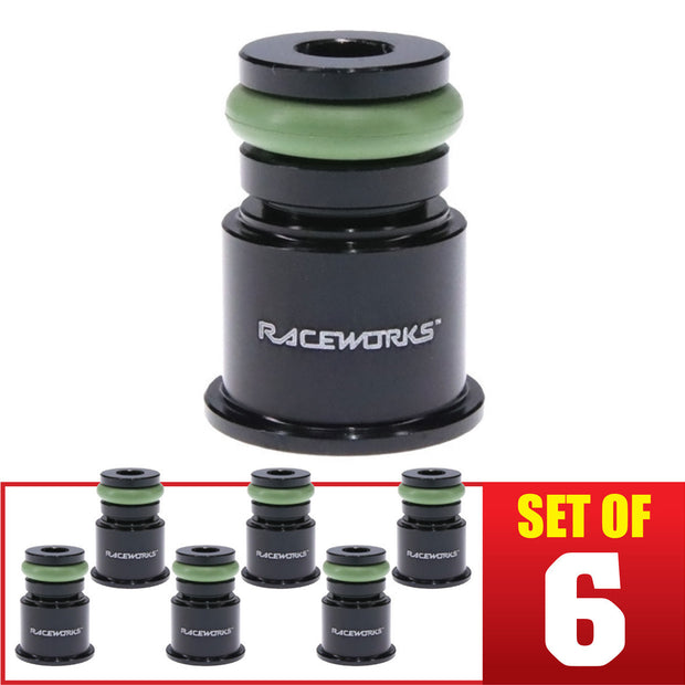 Raceworks 6pk Injector Extension 3/4 to Full Length 14mm-14mm