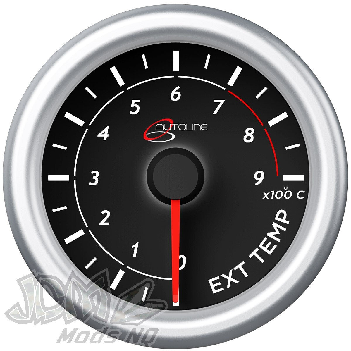 Exhaust Temp Gauge 0°-900° 52mm Black Autoline