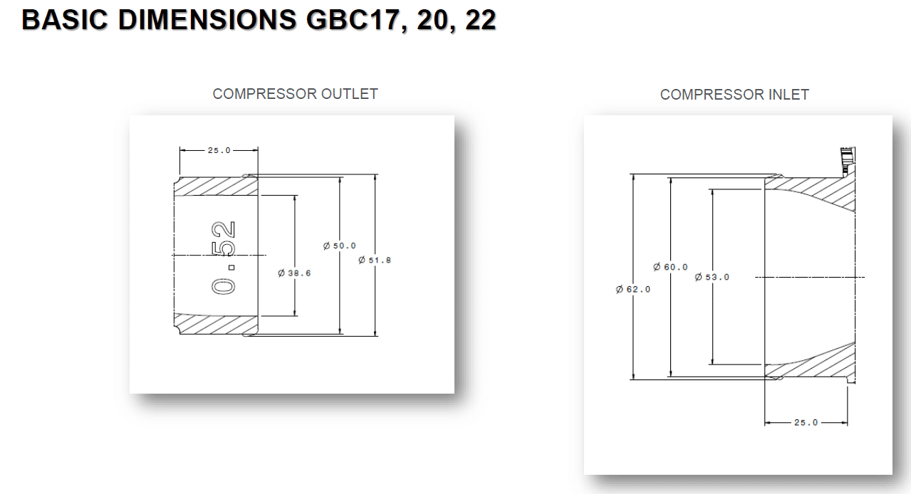 Garrett Boost | Club Line GBC22-350 44MM 896055-5003S