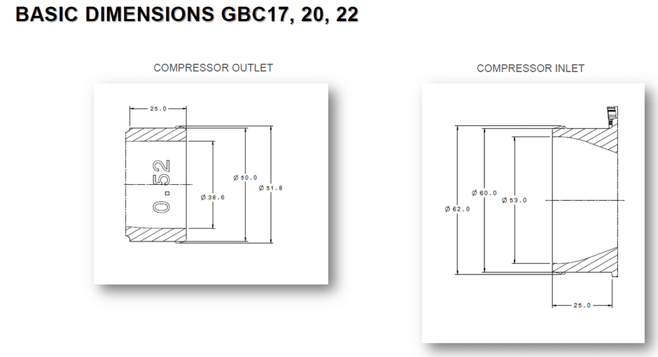 Garrett Boost | Club Line GBC22-350 44MM 896055-5003S