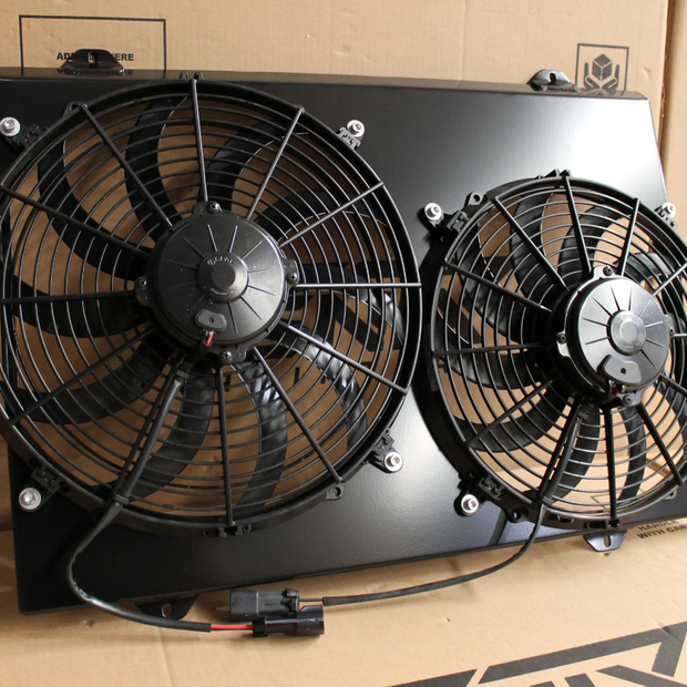 Ford XC-XD-XE Falcon Custom Built Shroud & Twin Spal Fans