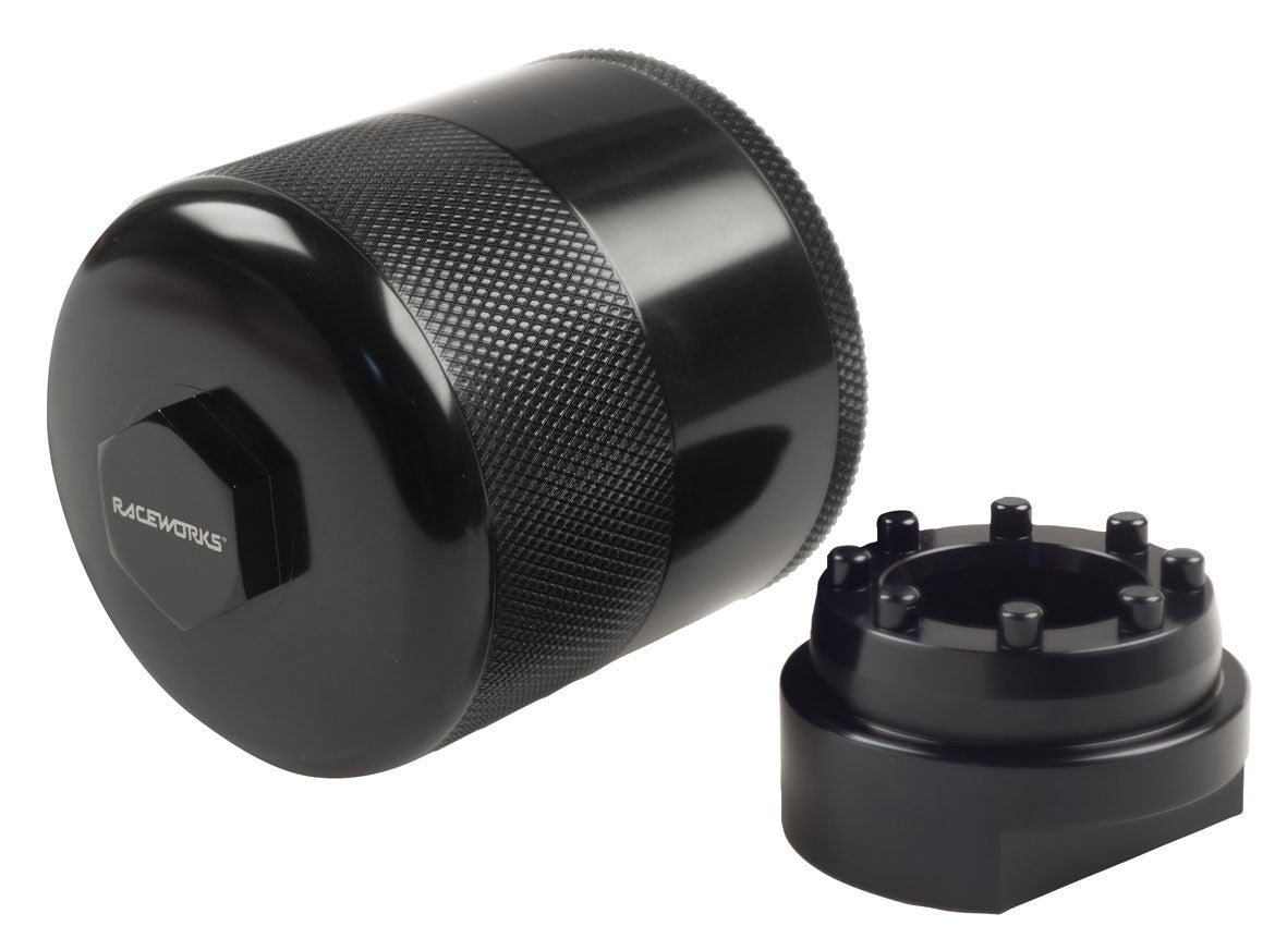 Raceworks Billet Lifetime 30 Micron Oil Filter w/Opener