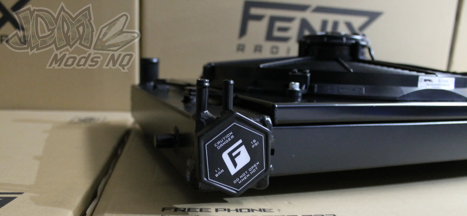 FENIX Full Alloy Radiator & Custom Single SPAL Fan Shroud - Suits All Holden VZ V8 Engines