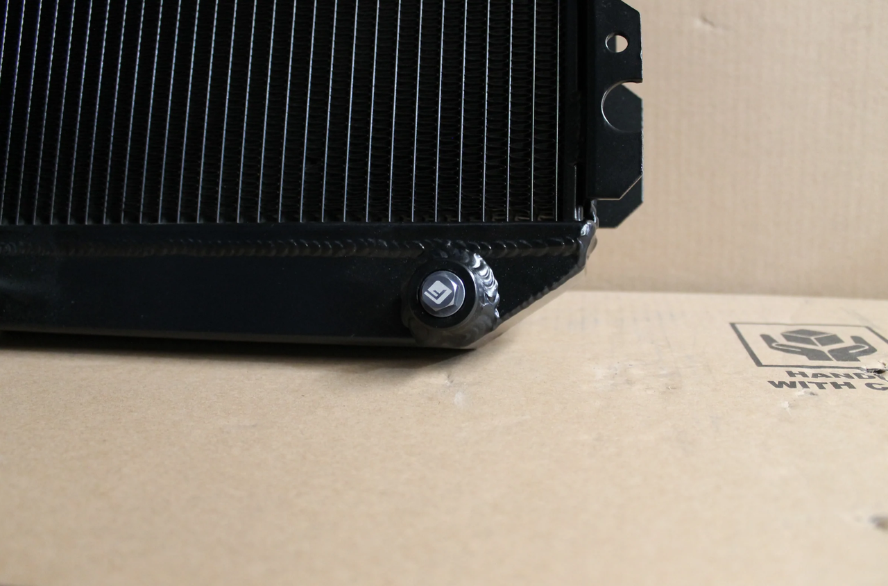 Datsun 1200 Ute Full Alloy Performance Radiator - Black