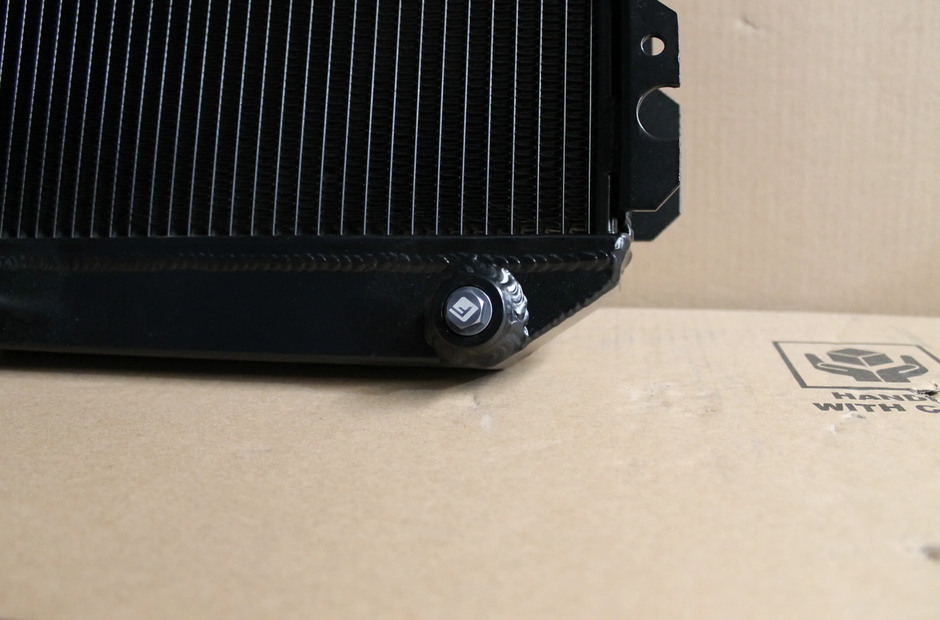 Datsun 1200 Ute Full Alloy Performance Radiator - Black