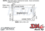 FENIX OEM Replacement Radiator Suits BMW E36 3 Series 6cyl
