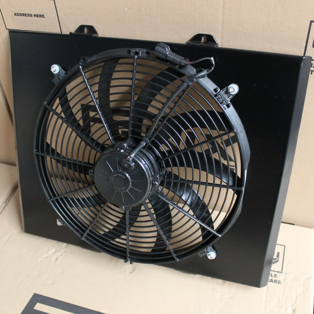 Holden VB-VC-VH-VK V8 Custom Shroud & 16" Spal 3000CFM Fan