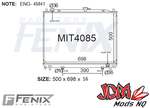 FENIX OEM Replacement Radiator for Mitsubishi Pajero NS/NT, NM/NP Petrol