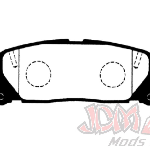 Project-MU HyperCarbon R124 NS-EP Rear Brake Pads for Toyota Supra/ Chaser & Soarer JZA80/JZX100/UZZ40