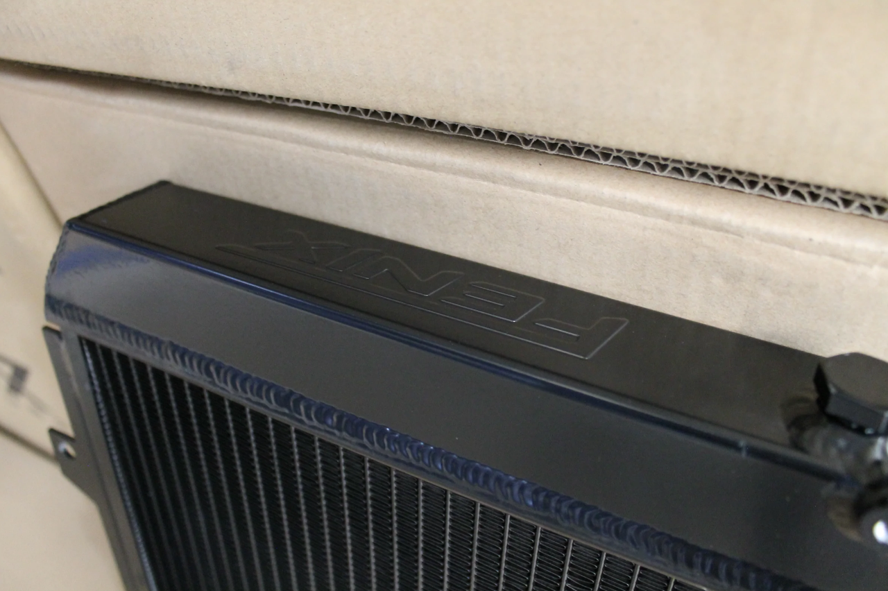 Mazda RX7 Series 4-5 FC Full Alloy Performance Radiator - Black