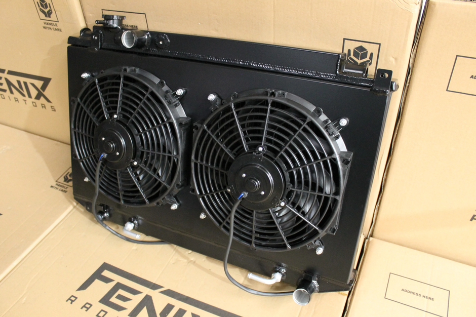 Toyota Cressida MX83 Full Alloy Performance Radiator & Fan Shroud Kit.