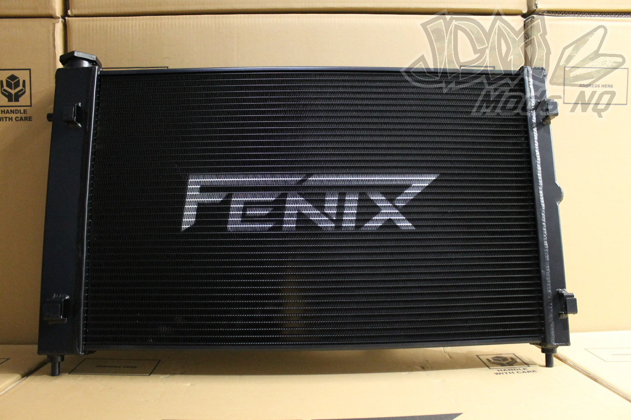 FENIX Full Alloy Radiator & Custom Twin SPAL Fan Shroud - Suits All Holden VZ V8 Engines