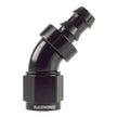 Raceworks 400 Series Push Lock Hose End 45 Degree
