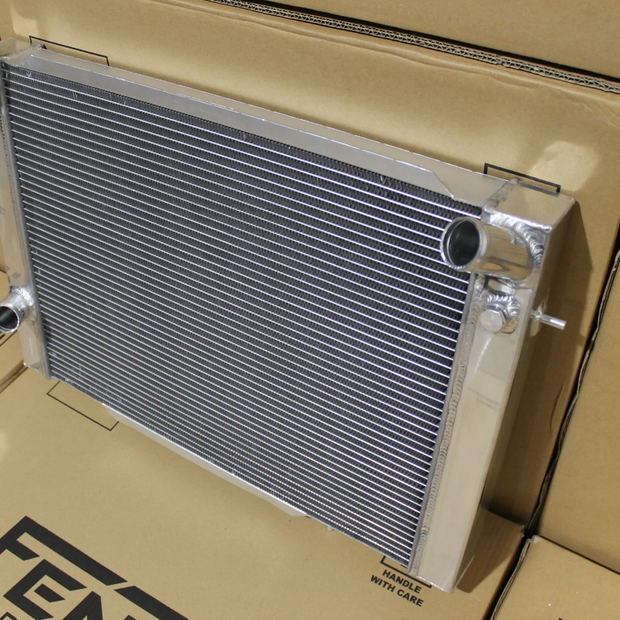 Holden VB-VC-VH-VK V8 Full Alloy Performance Radiator - Polished
