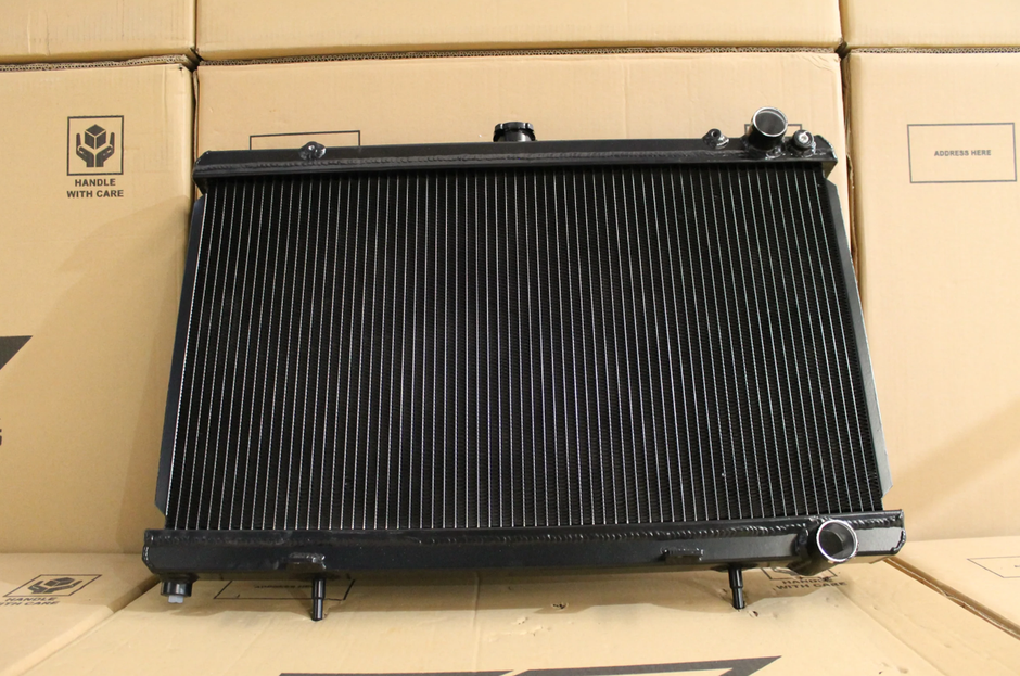 Nissan S13 Silvia / 180SX CA18DET Full Alloy Performance Radiator GEN II - Black