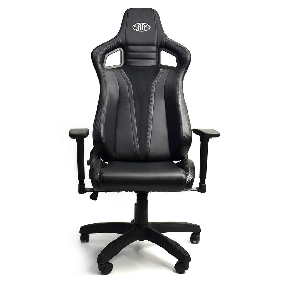 Executive Office Chair Black with Carbon Accents Gaming
