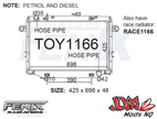 FENIX OEM Replacement Radiator Suits Toyota Landcruiser FZJ105 (H/D 48mm Thick)