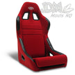 Seat Fixed Back Mach II Red ADR Compliant