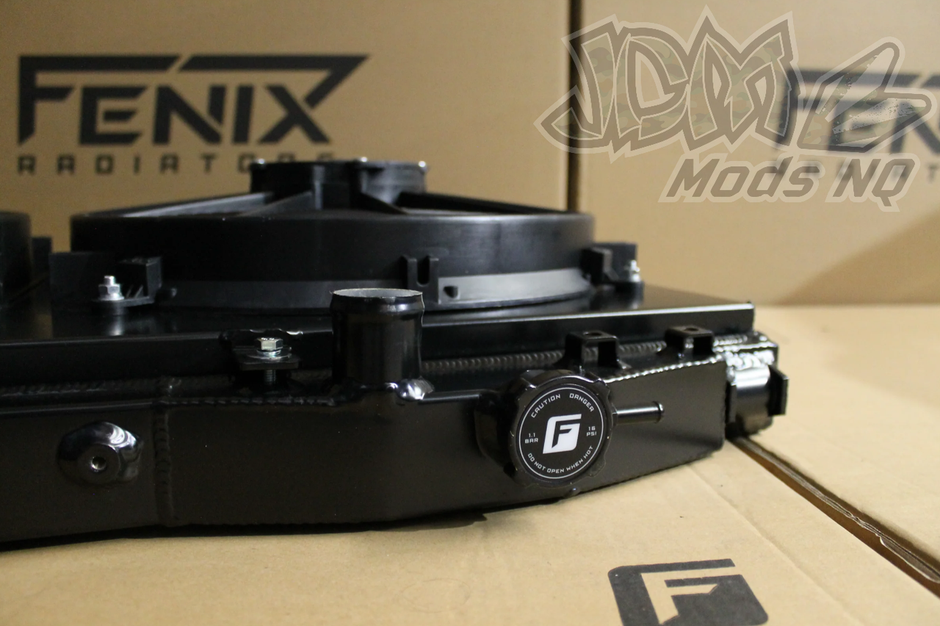 Fenix Full Alloy Performance Radiator & Fan Shroud Kit For Toyota Soarer JZZ30R JZZ31R-1