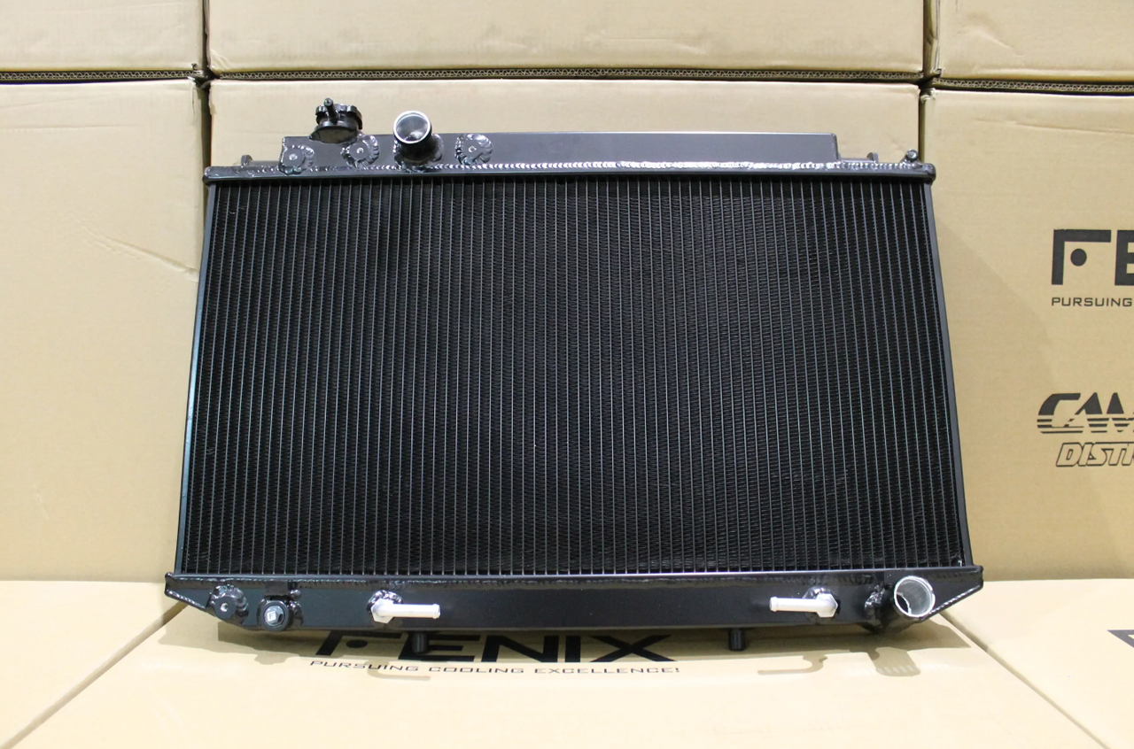 Toyota MX83 Cressida Full Alloy Performance Radiator - Black