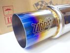 HRP Cannon Muffler (Polished/Blued Tip) 2.5
