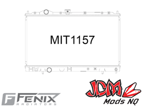 FENIX OEM Replacement Radiator for Mitsubishi Lancer Evo 4-5-6