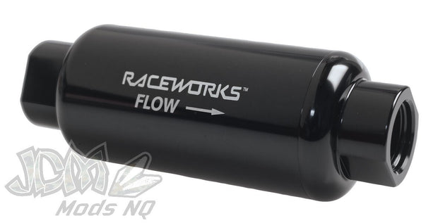 Raceworks AN-10 Billet 140mm Fuel Filter Housing NO FILTER ELEMENT