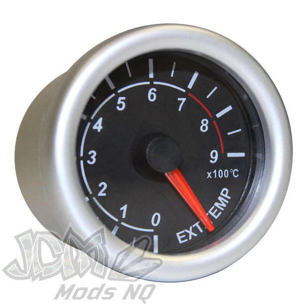 Exhaust Temp Gauge 0°-900° 52mm Black Autoline