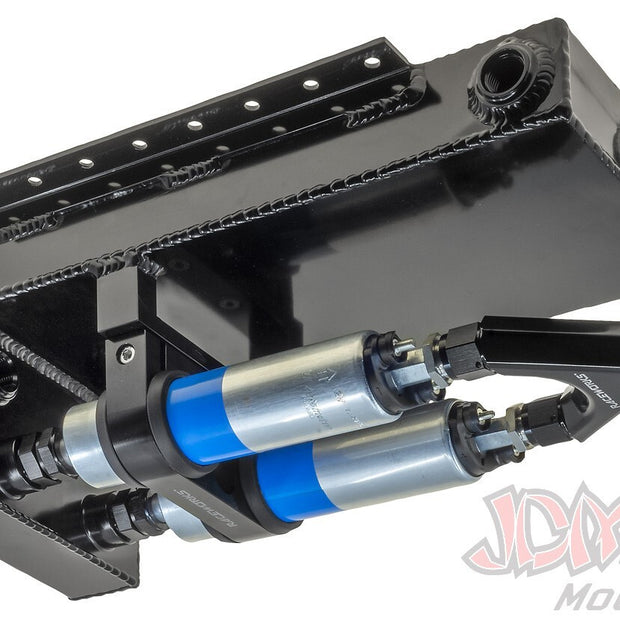 Raceworks Undercar Surge Tank Twin EFP-485 Pumps - 2.5L